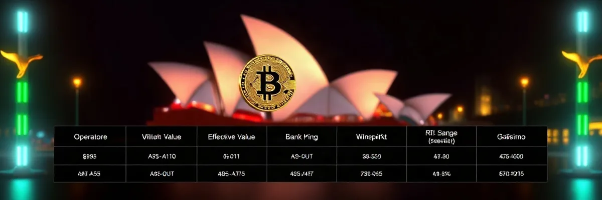 Comparative Cost Table: All-In Session Cost — crypto casino in Australia